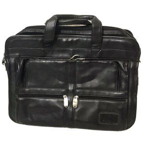 Monarch Luggage Company Soft Vegan Leather expandable Briefcase